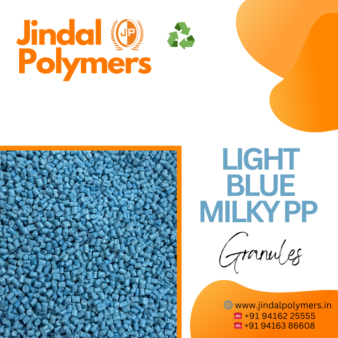 Milky Light Blue PP Granules